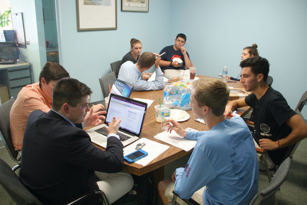 YOUNG MODERATORS: Warwick high school students were hard at work this week preparing for Friday&rsquo;s mayoral debate.