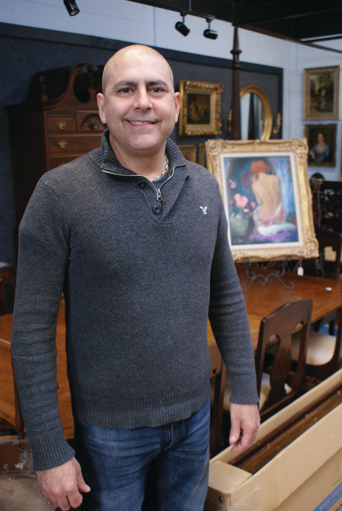 AUCTIONEER: Pictured is Kevin Bruneau, founder of Bruneau &amp; Co. Auctioneers, located 63 4th Ave. in Cranston. On Oct. 28, there will be a free preview party from 5 p.m. to 8 p.m. Saturday&rsquo;s auctions are at 10:30 a.m. and noon. AUCTIONEER: Pictured is Kevin Bruneau, founder of Bruneau &amp; Co. Auctioneers, located 63 4th Ave. in Cranston. On Oct. 28, there will be a free preview party from 5 p.m. to 8 p.m. Saturday&rsquo;s auctions are at 10:30 a.m. and noon.