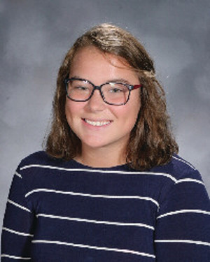 Karly Evans is a three sport athlete in field hockey, basketball, and softball. She works hard in the classroom and attains good grades. She is well-liked and well respected by her teachers and her peers. Karly is a school leader and she epitomizes Pilgrim pride. She is a great example of a quality student-athlete at Pilgrim High School.