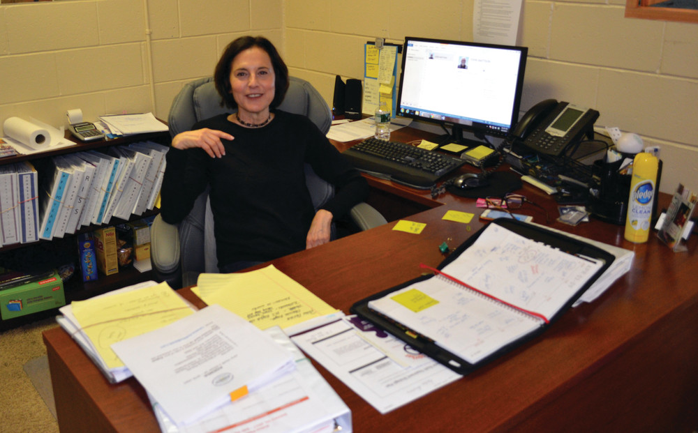 PERFORMANCE PLANNER: Tri-County Director of Youth Prevention Patricia Sweet recently helped the district strengthen its athletic drug policy.