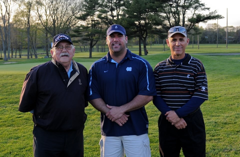 Raymond Cordeiro, left, Manny DaSilva and Stephen Annarummo, former King Philip Little Leaguers who played professional ball, will help welcome the league&rsquo;s new season next week.
