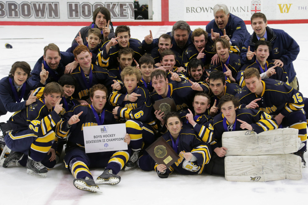 The Barrington High School boys' hockey team won the Division II championship this winter, but the program is slated to be cut to help balance the school budget.