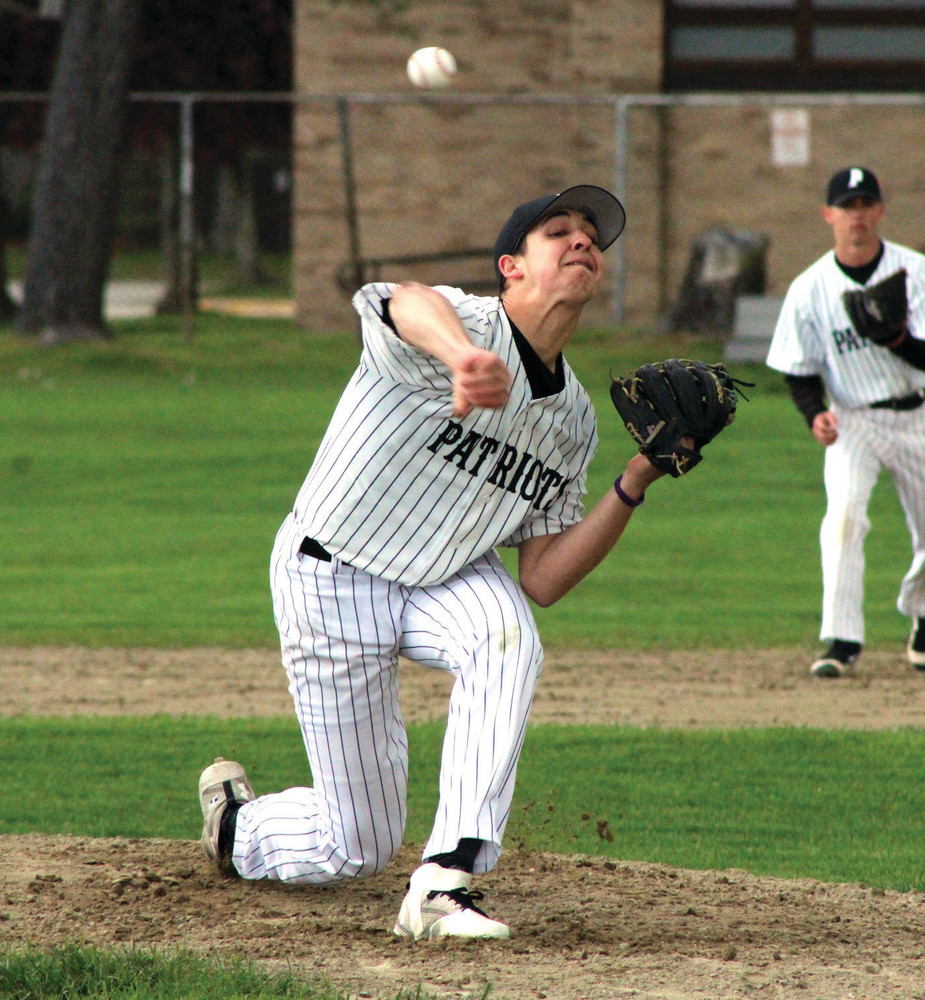 Zachary D'Andrea pitched a complete game with nine strikeouts.