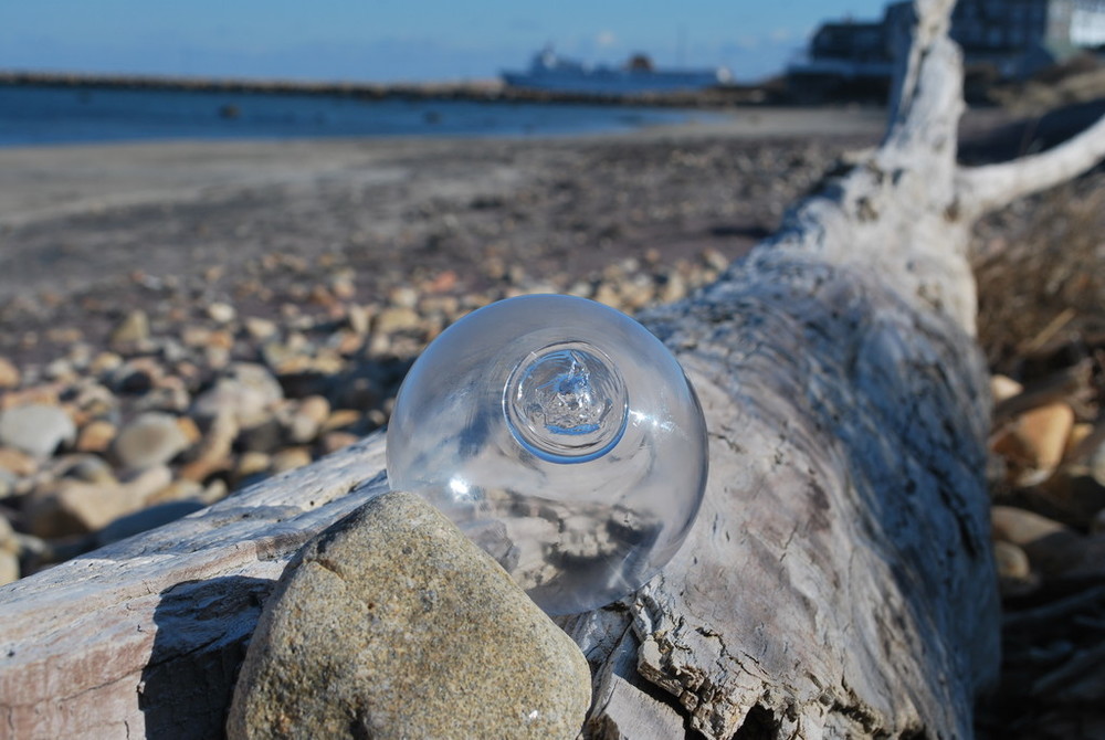 Keep your eyes peeled for one of glass blower Eben Horton's 200 orbs scattered throughout Block Island, starting June 2
