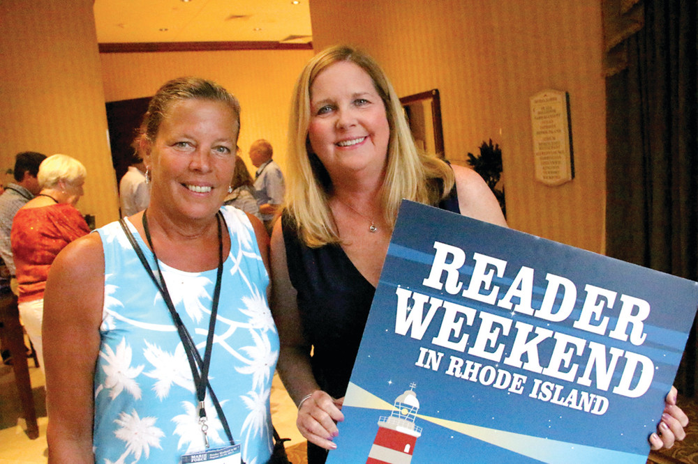PASSION FOR WRITING: An internship at the Warwick Beacon brought Marie Force, right, and Cheryl Serra together about 30 years ago. Serra helped put Force&rsquo;s Reader Weekend in RI together. The author of romance novels, Force has sold more than 6 million books.