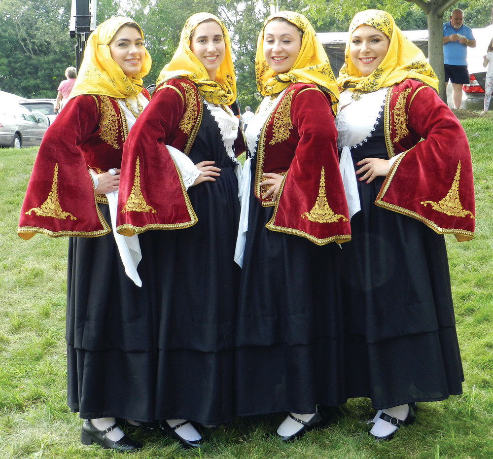 TALENTED TROUPERS: These are some of the older members of the famed Odyssey Dance Troupe who&rsquo;ll perform many unique Greek dances in handmade costumes this weekend at the Cranston Greek Festival.