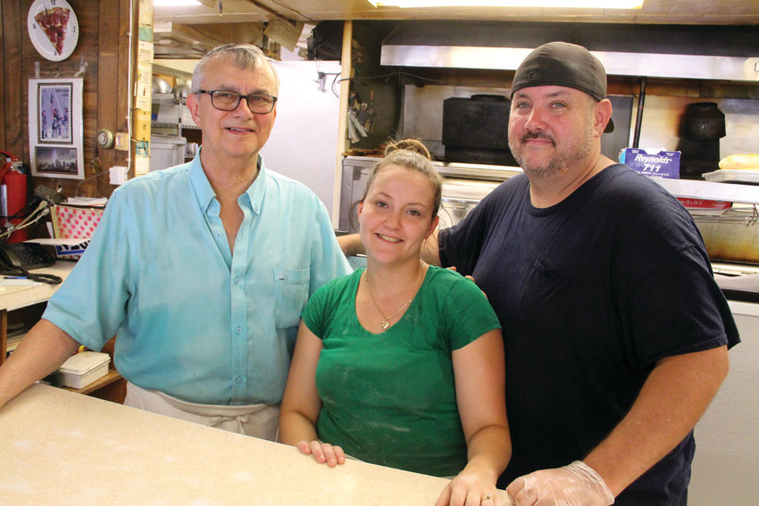 TRANSITION: Don Ryan of Don&rsquo;s Pizza is stepping aside as Ashley Sullivan and Jason Angilly take over the restaurant, which has been operating at the corner of Church and Warwick avenues since 1982.