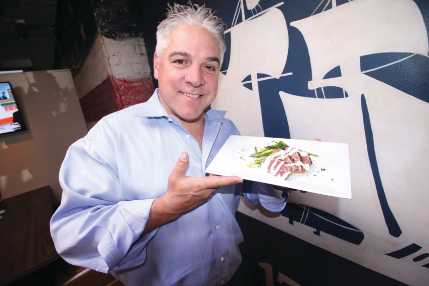 WHAT&rsquo;S PLANNED AT REVOLUTION: When Dean Scanlon was asked what he planned to serve for the Taste of Pawtuxet, he escorted us to the kitchen where in a matter of minutes he prepared the &ldquo;mini&rdquo; steak dinner with asparagus  and a dollop of mashed potatoes he&rsquo;ll be offering.