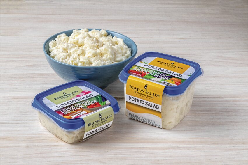 POTATO SALAD SEASON: Boston Salads, one of Eastland Food's customers, prepares and packages potato salads and other products to be sold in delis and supermarkets around New England.