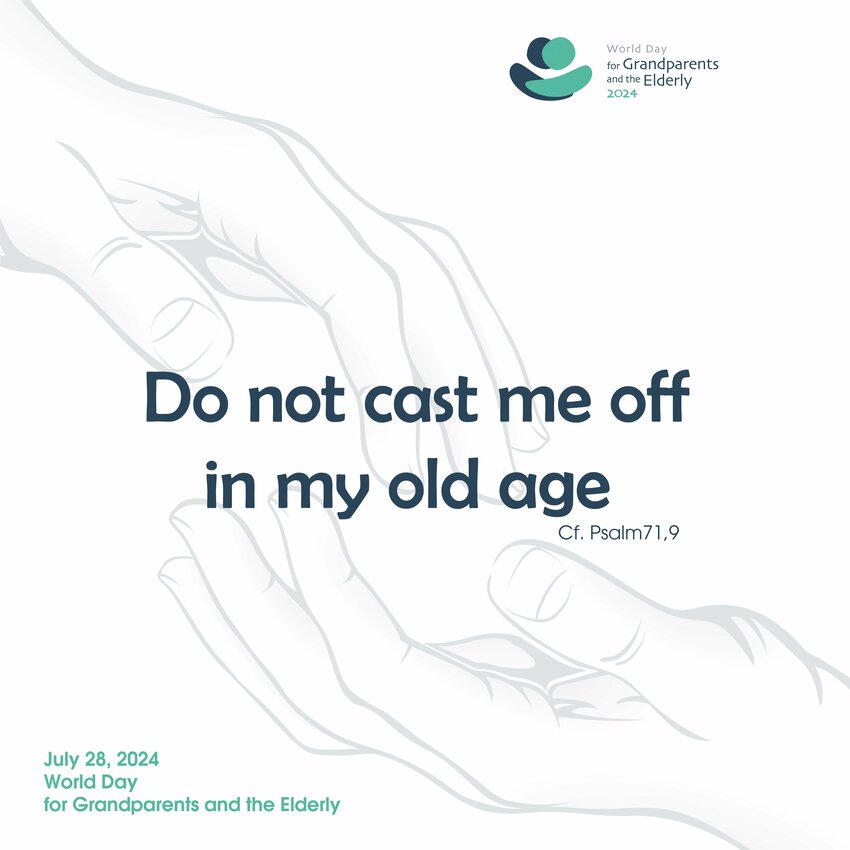 Graphic for World Day for Grandparents and the Elderly 2024