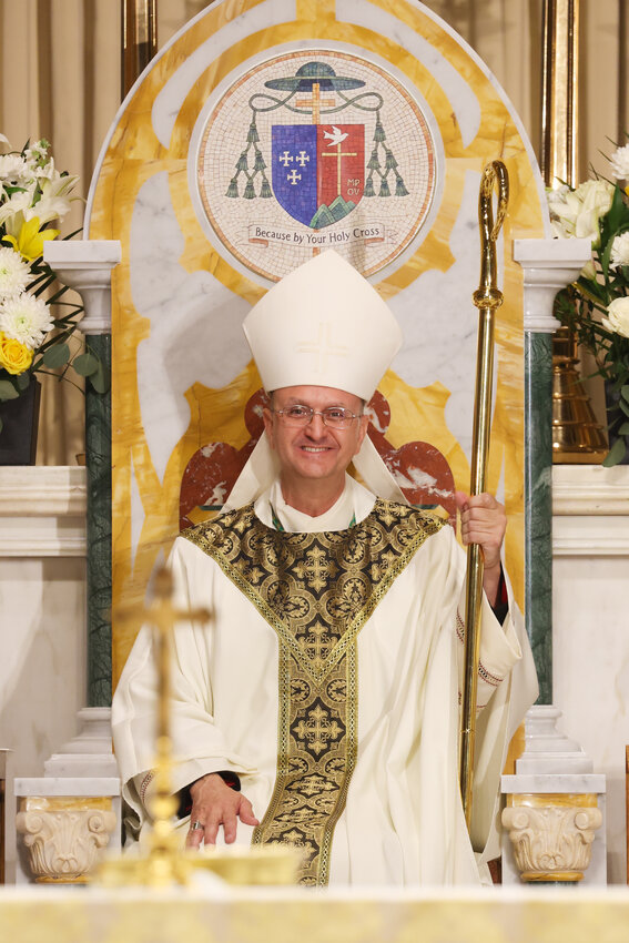 More than 1,000 people gathered at the Cathedral of Saints Peter and Paul for a Mass of Installation to welcome Most Rev. Bruce A. Lewandowski, C.Ss.R, as the 10th Bishop of Providence