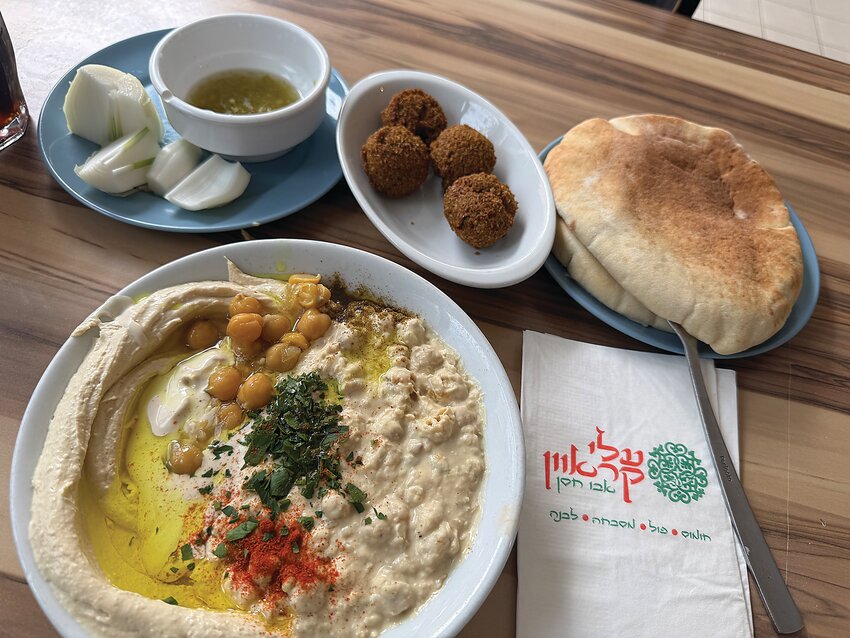 For an authentic Middle Eastern meal, Abu Hassan, which has been called the most famous hummus restaurant in Tel Aviv-Yafo, is located on Ha-Dolfin St 1. The eatery is famous for its made-to-order hummus, foul and masabacha.