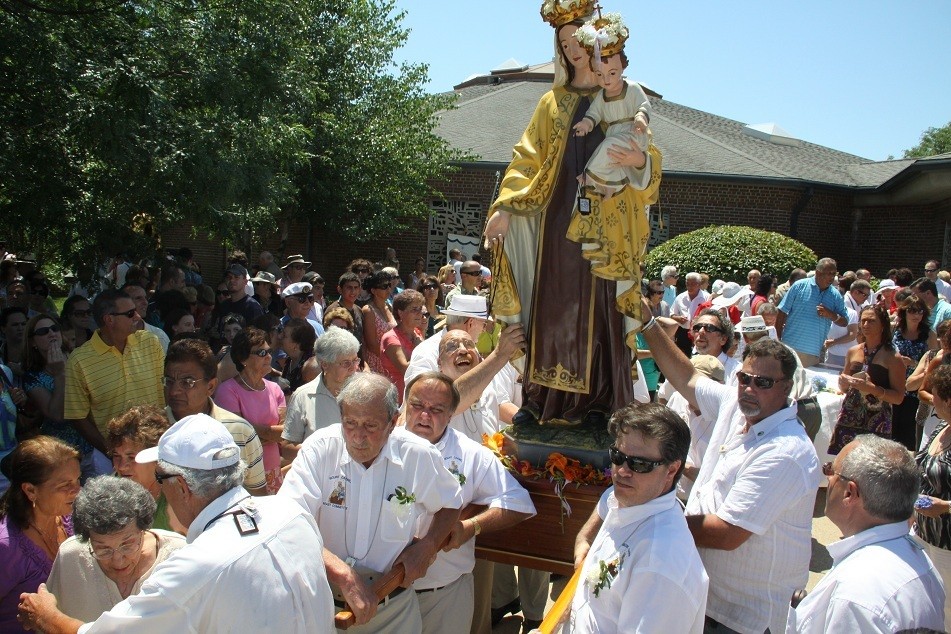 Mt. Carmel Feast draws hundreds in Westerly Rhode Island Catholic