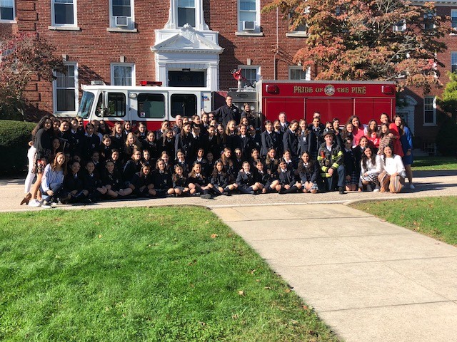 Overbrook Academy Learns About Fire Safety Rhode Island Catholic