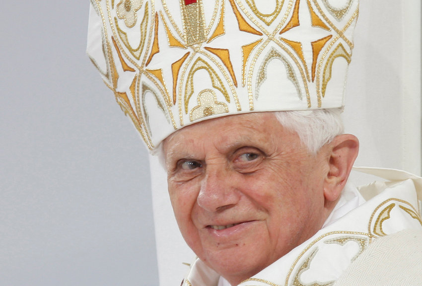 Pope Benedict XVI, pictured in a 2008 file photo.