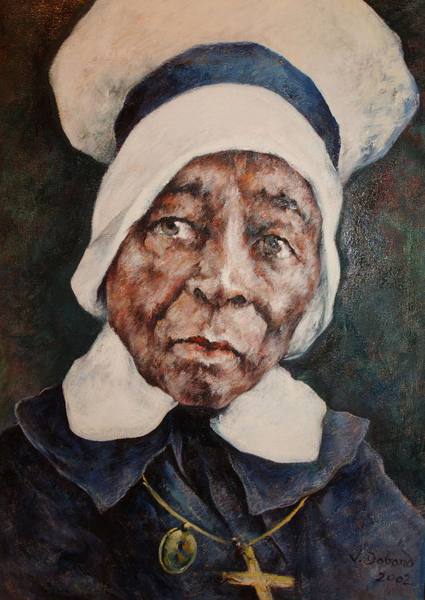 A painting depicts Mother Mary Elizabeth Lange, who founded the Oblate Sisters of Providence in Baltimore, the world's first sustained women's religious community for Black women. Sister Rita Michelle Proctor, the order's superior general, announced March 5, 2023, that Mother Lange's canonization cause has taken one step forward with the Vatican accepting the &quot;positio,&quot; or documentation about her life.