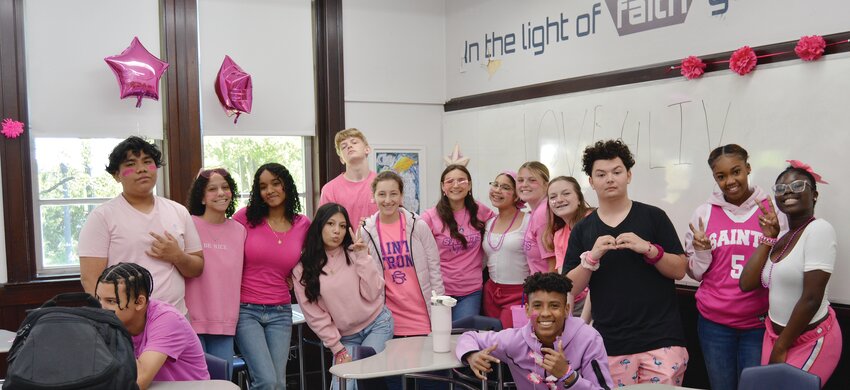 In response to the tragic events in Johnston last week, St. Raphael Academy is hosting a fundraising page for the May family at www.saintrays.org/give/may-family-fund. The high school also held a $2 pink dress down day in the family&rsquo;s honor, and made it known that families wishing to donate more could do so. Students and families overwhelmingly rose to the occasion with more than $5,000 raised as of last Friday from the dress down day.