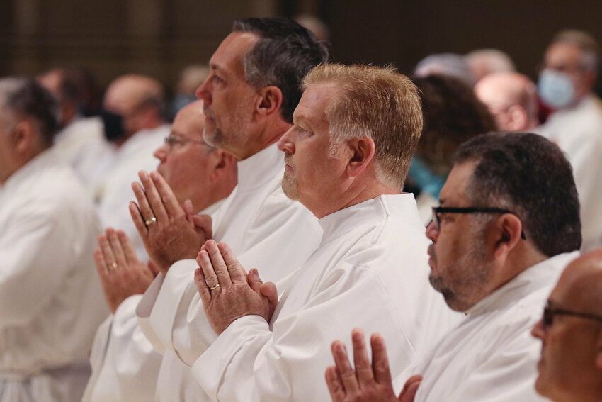 On Saturday, Oct. 24, 2020 Bishop Thomas J. Tobin ordained nine men to the Sacred Order of the Diaconate at the cathedral.
