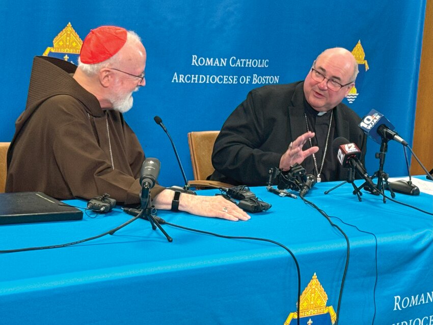 On Monday morning, the Holy Father announced that he has named the Most Reverend Richard G. Henning, S.T.D., as the tenth bishop and seventh Archbishop of the Archdiocese of Boston. Cardinal Seán P. O’Malley, OFM, Cap introduced the Archbishop-elect during a press conference at the archdiocese’s Pastoral Center in Braintree following a Mass at Bethany Chapel.