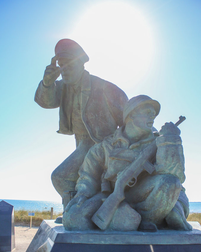 Monument to the soldiers and sailors who fought on Utah Beach during Operation Overlord