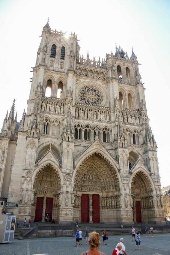 Amiens Cathedral is the largest cathedral in France. The Notre Dame Cathedral in Paris could fit inside it.