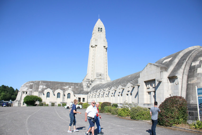 We stopped at the Ossuary of Verdun, a memorial to those killed in the Battle of Verdun in World War I.
