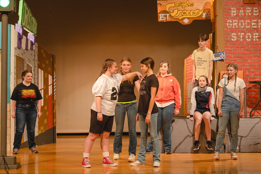 Students from Milford performed in the school's one act, "One Stoplight Town," on Nov. 20.