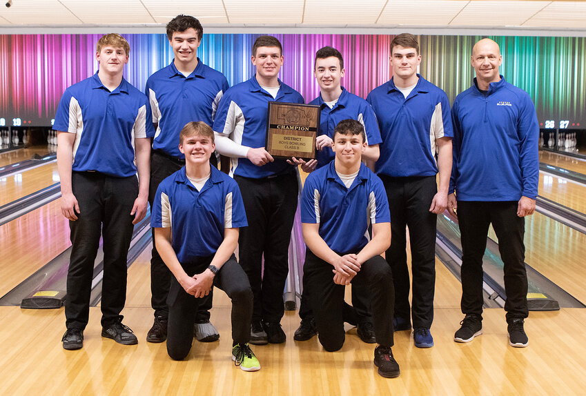 The Seward boys' bowling team is the District B3 champion.