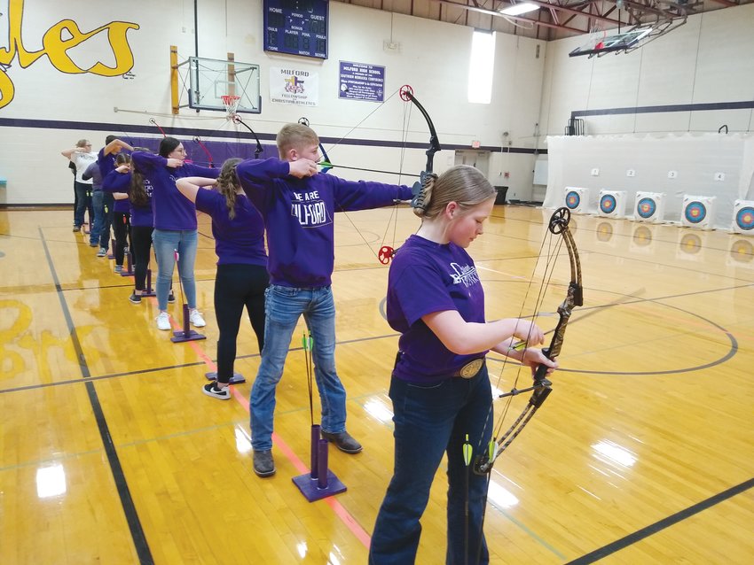 MHS hosts second annual NASP archery shoot The Milford Times