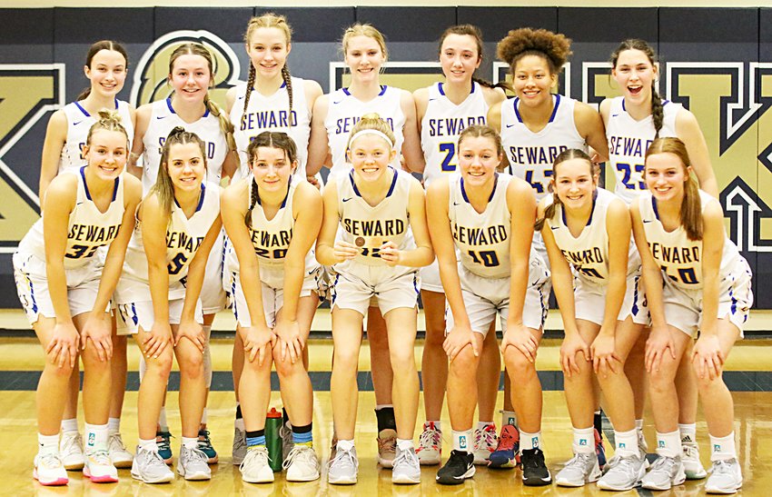 The Seward girls' basketball team finished third at the Central Conference Tournament after defeating Lakview 48-30 on Jan. 28.