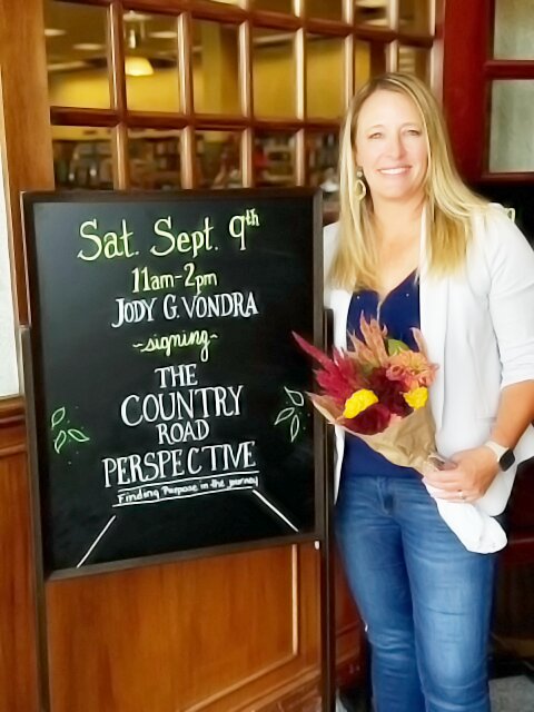 Jody Vondra of Crete signed copies of her first book at Barnes & Noble in Lincoln.