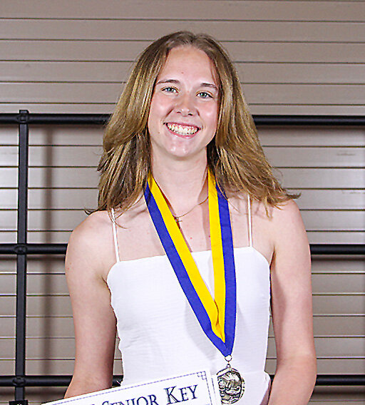 Marisa Schmeckpeper was named the Senior Key for the Seward High Class of 2025 during honors night May 12. The award is based on leadership and involvement and is selected by the Seward High staff.