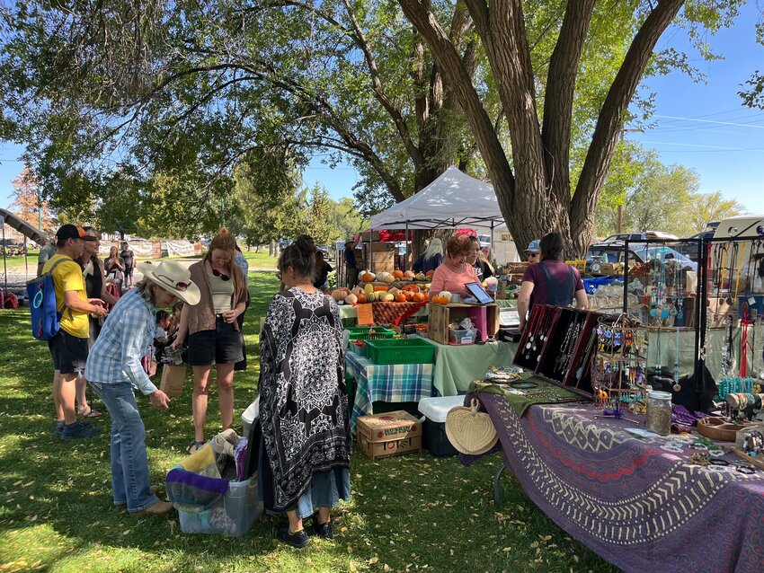 At least 28 vendors were on site for the Heritage Festival in Nucla Town Park on Oct. 5.