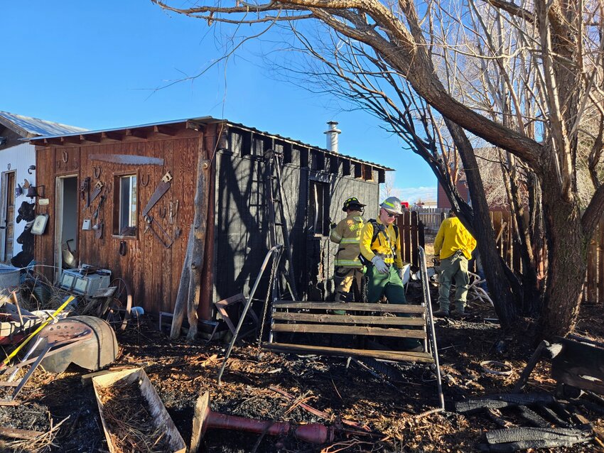 A fire two weeks ago could've gotten out of control. Bockrath warns of fire danger.