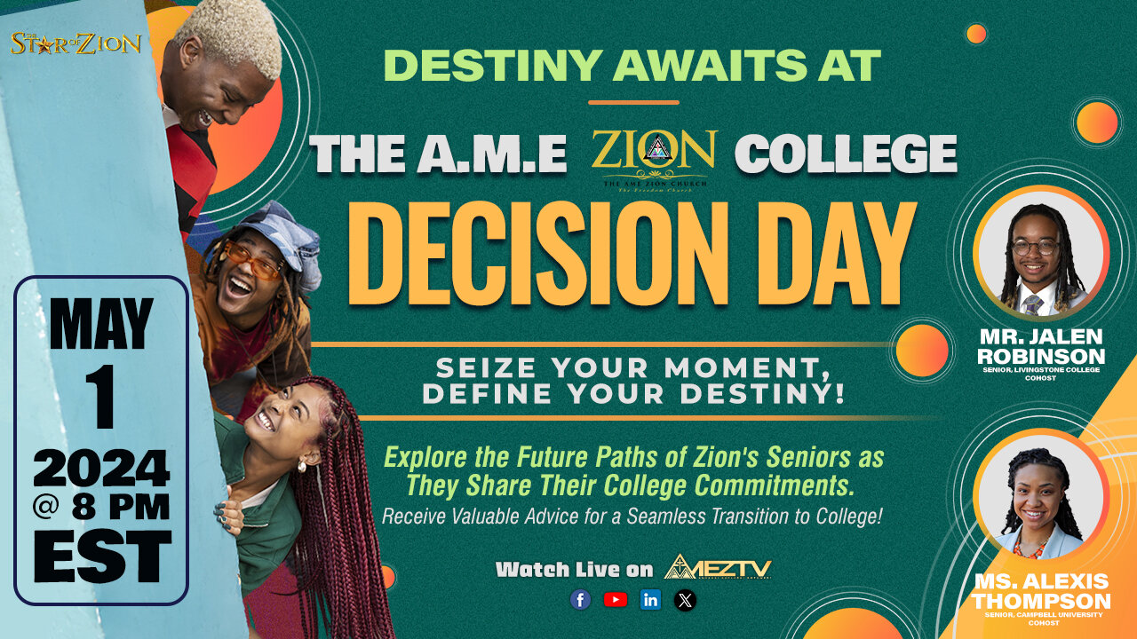 The A.M.E. Zion Church Celebrates College Decision Day - Star of Zion