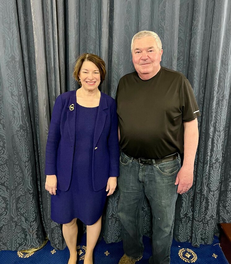 The Minnesota 2024 Big Brother of the Year, Bruce Latterell, met with U.S. Sen. Amy Klobuchar April 11 at the Dirksen Senate Office Building in Washington, D.C. Latterell was selected as the state-wide Big Brother of the Year in January after his mentee nominated him for two consecutive years.