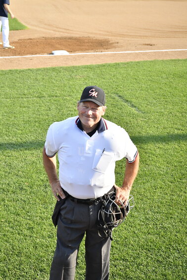 Local umpire Tim Pratt worked his 4,400th career game July 10 in an amateur contest between the Sartell Muskies and Clear Lake Lakers at St. Cloud Orthopedic Field in Sartell. Pratt has been a fixture behind the plate of amateur, American Legion and VFW games, including about 150 games in Avon and Melrose ballparks.