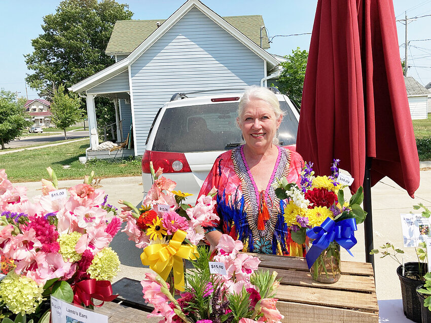 Linda Livermore of Prairie Magic Greenhouse in Cherokee.