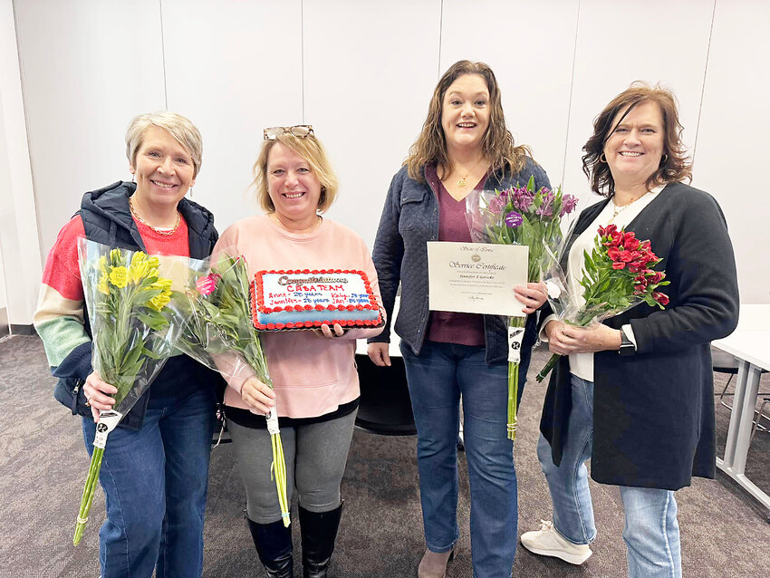 Anne Christensen, Kathy Fritz, Jennifer Gericke and Jan Brewer.