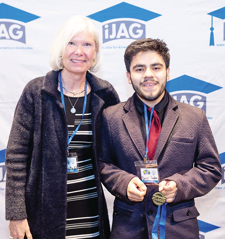 Daniel Rodea placed first place in the financial literacy competition.