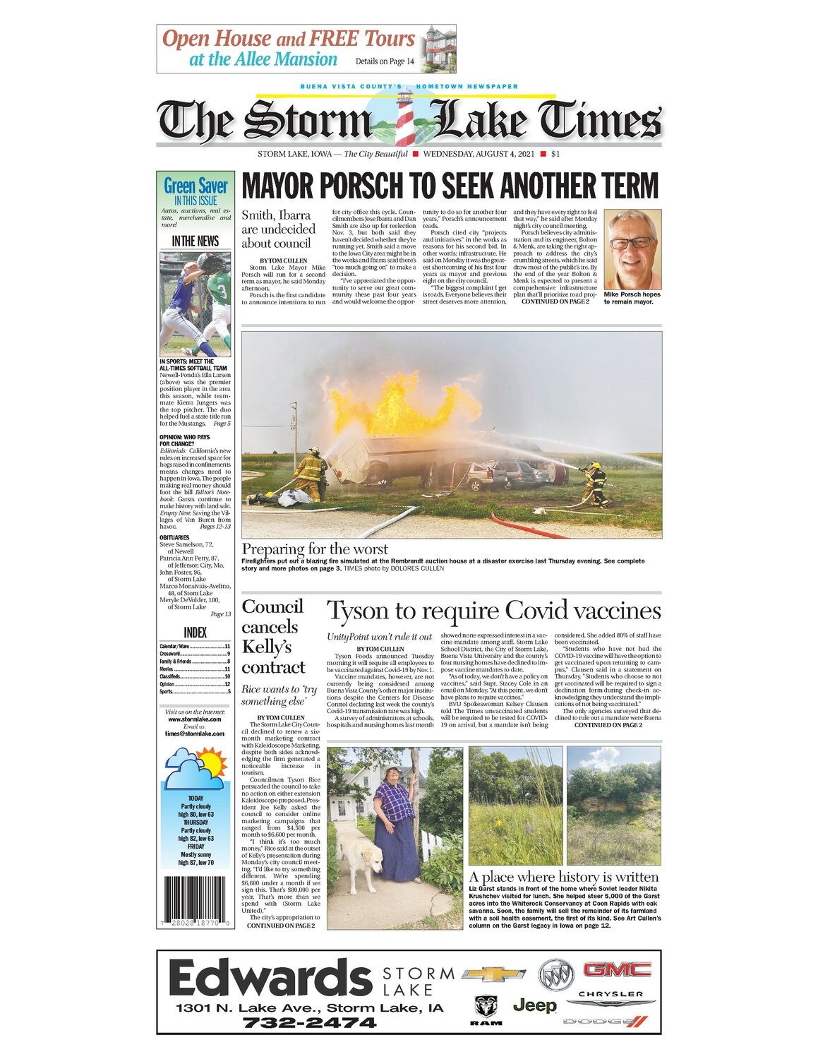 Wednesday, August 4, 2021 Storm Lake Times Pilot