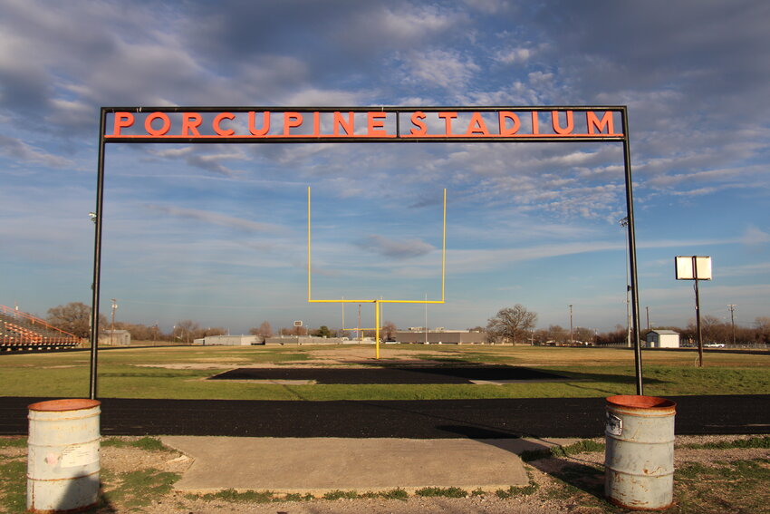 Springtown Middle School’s current football field has been used by students and community members alike. If passed, Springtown Independent School District’s past bond proposal would have led to building a new middle school complete with athletic facilities, including a football field, on Williams-Ward Road.