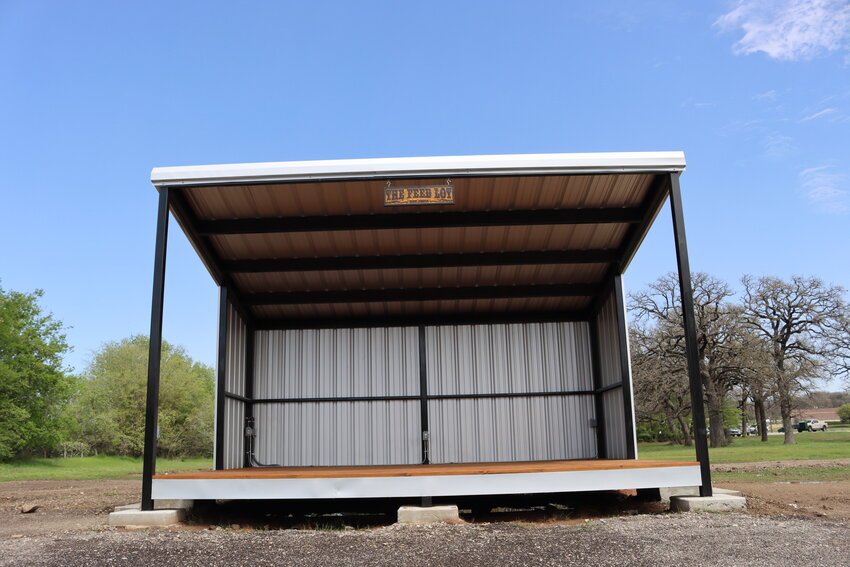 The stage of the City of Azle’s new food truck park, set to open at at 5 p.m. Friday, March 29.