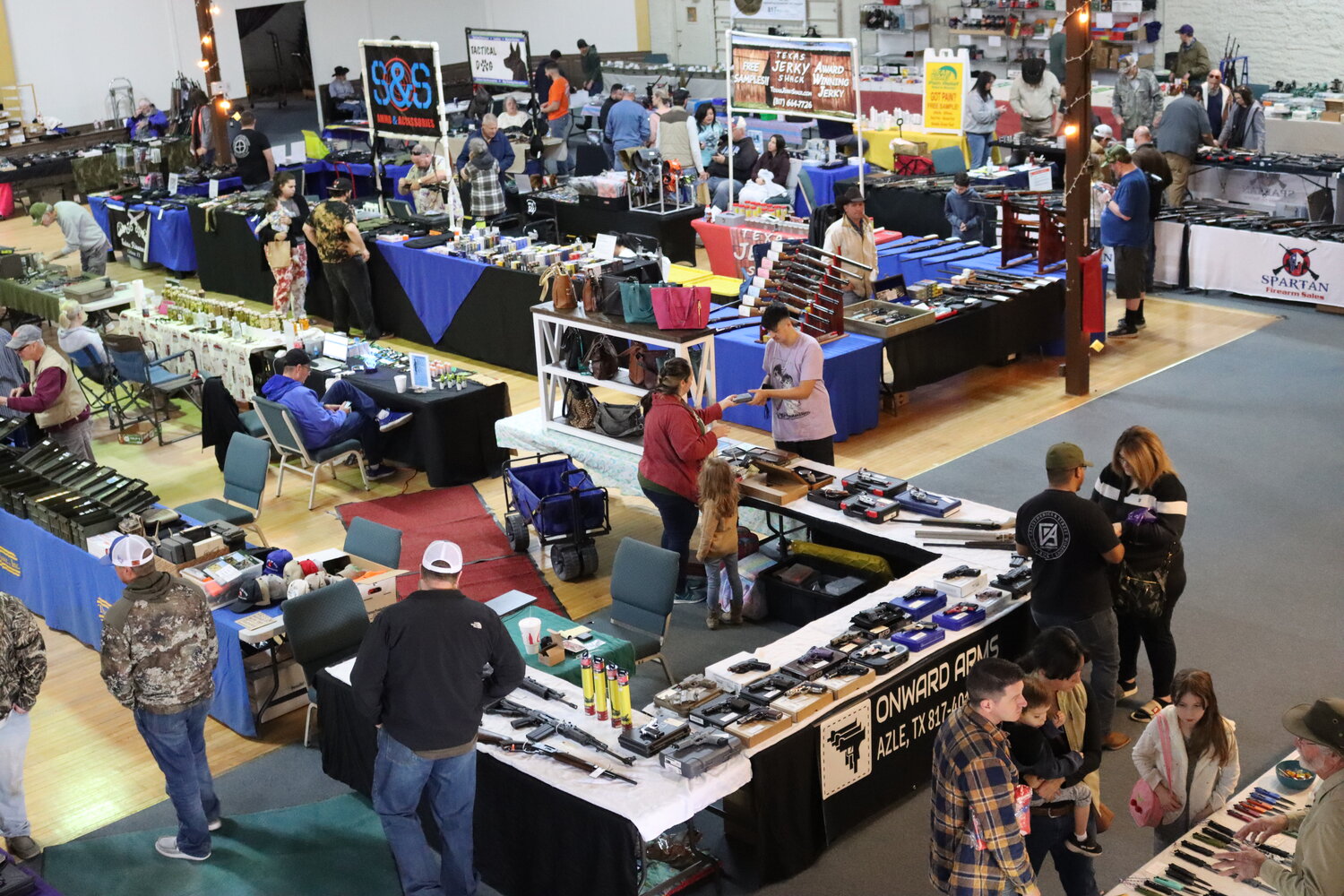 Azle business Onward Arms was front and center selling their wares. Whipp Farm Productions offers an opportunity for a wide range of businesses from across North Texas to congregate and reach customers in vendor fairs held about twice a month.