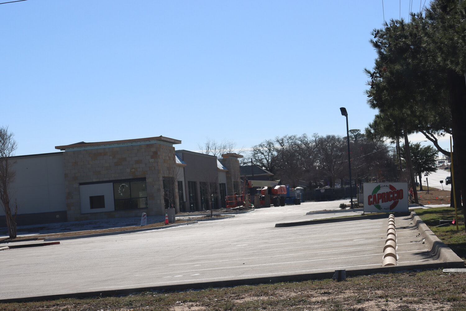 Hornet Plaza, next to Italiano’s Capriccio, will house at least three of the many new businesses set to open in Azle in the coming months.