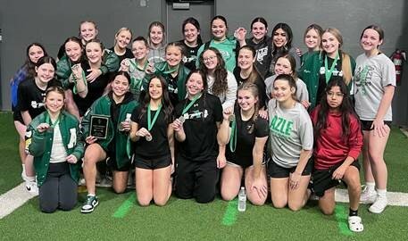 The Azle Lady Hornets powerlifting team finished second at their home meet.