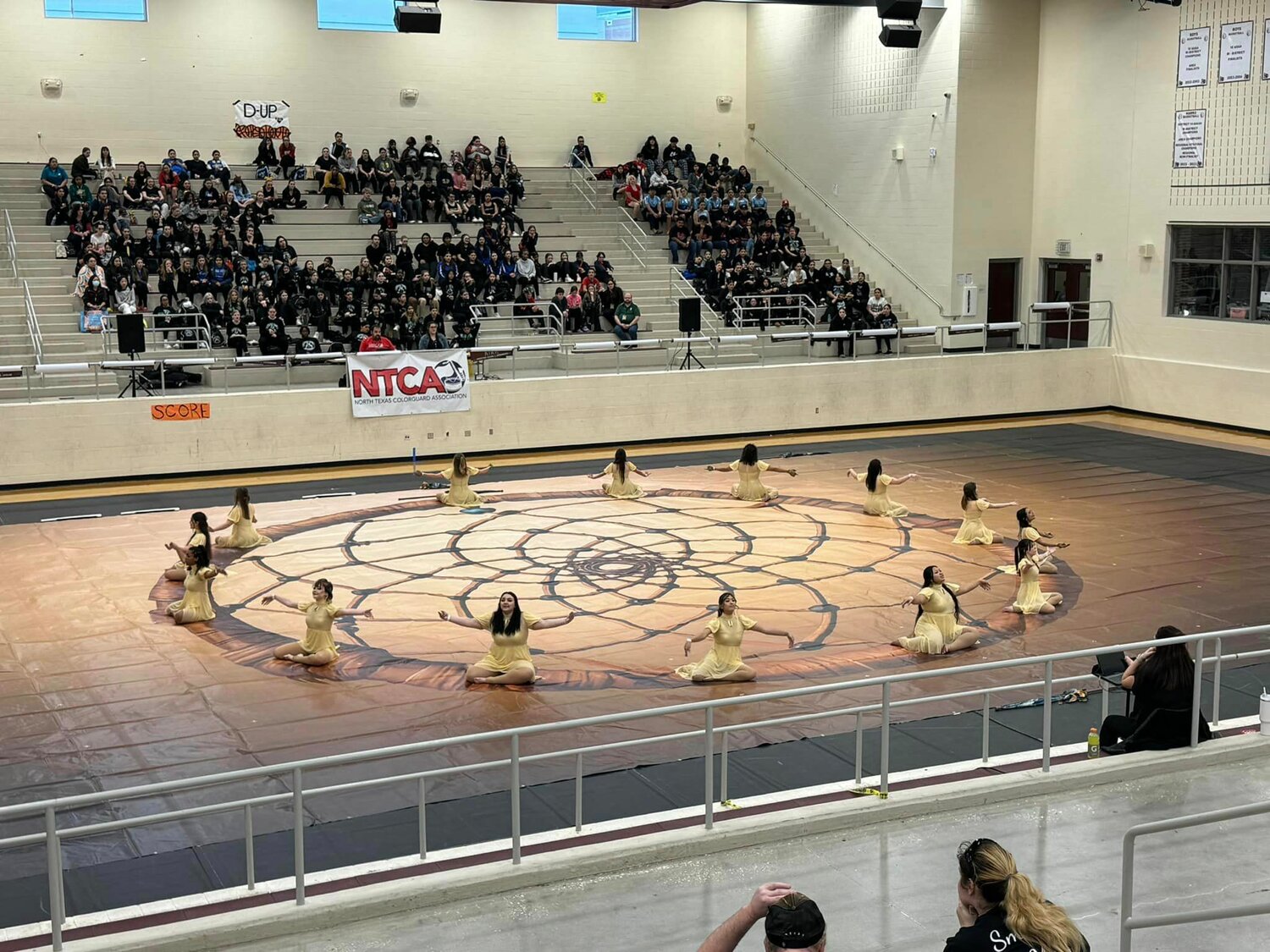 The Sound of Springtown Winterguard earned a first-place finish at the North Texas color Guard Association on Feb. 3.