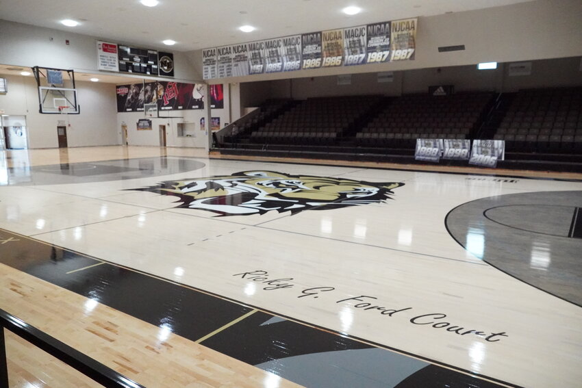 A look at the renovated Bonner Arnold Coliseum at Northeast Mississippi Community College.