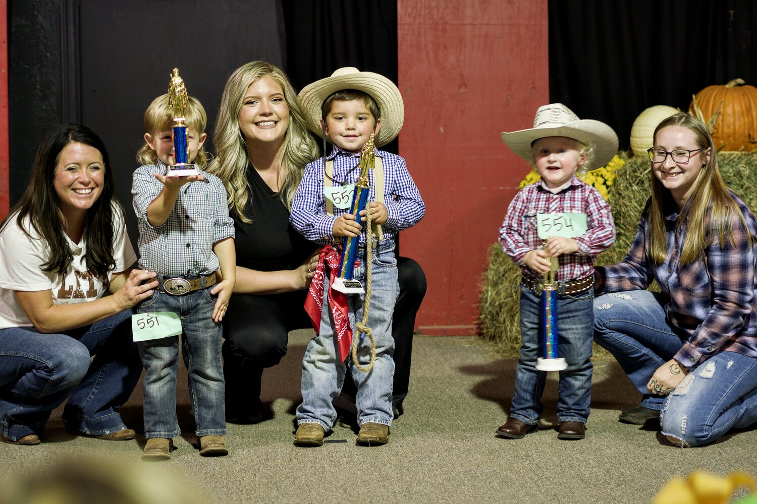 2-3 Year Old Boys - 2nd Alternate, Price Adams, son of Seth and Keshia Adams of Burnsville; Winner, Andre Hudson, son of Hanna Hudson and Billy Powell of Iuka; and 1st Alternate, Xander Newcomb, son of Katelyn Newcomb of Burnsville.
