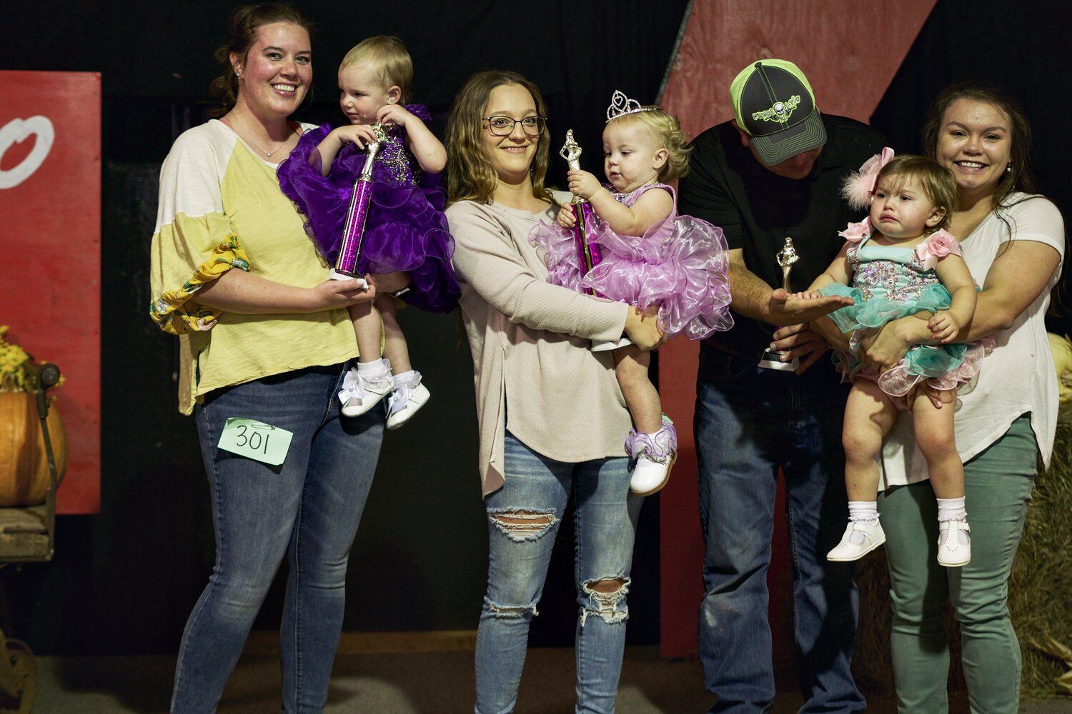 13-18 Month Old Girls – 1st Alternate, Caroline Whitfield, daughter of Austin and Allie Whitfield of Iuka; Winner, Everleigh Dawn Newcomb, daughter of Shelby-Lynn Newcomb and Joshua Caleb Newcomb of Iuka; and 2nd Alternate, Andee Rose Tapp, daughter of Nick Tapp and Tamara Toth of Iuka.